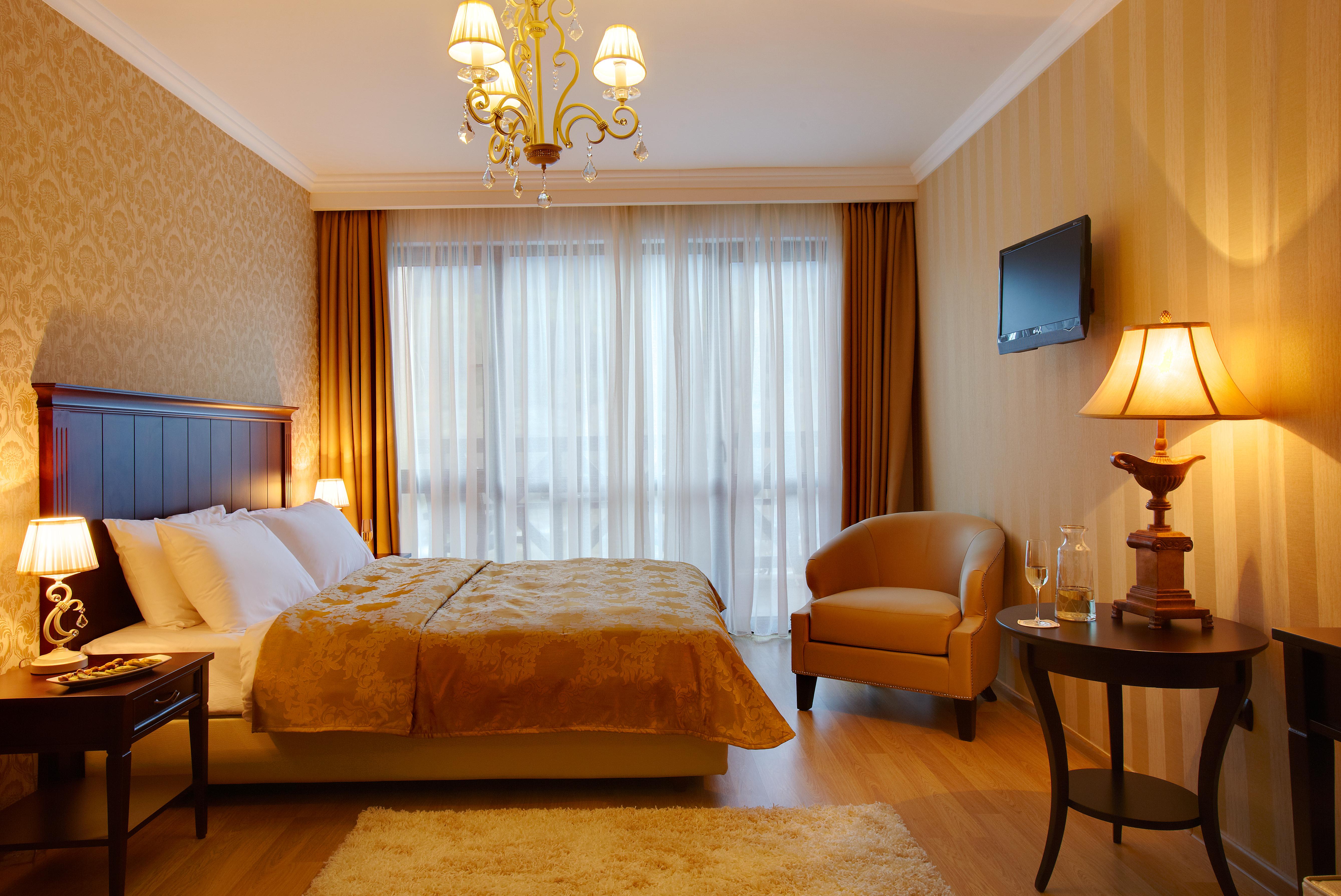 Premier Luxury Mountain Resort Bansko Exteriör bild A bedroom at the hotel