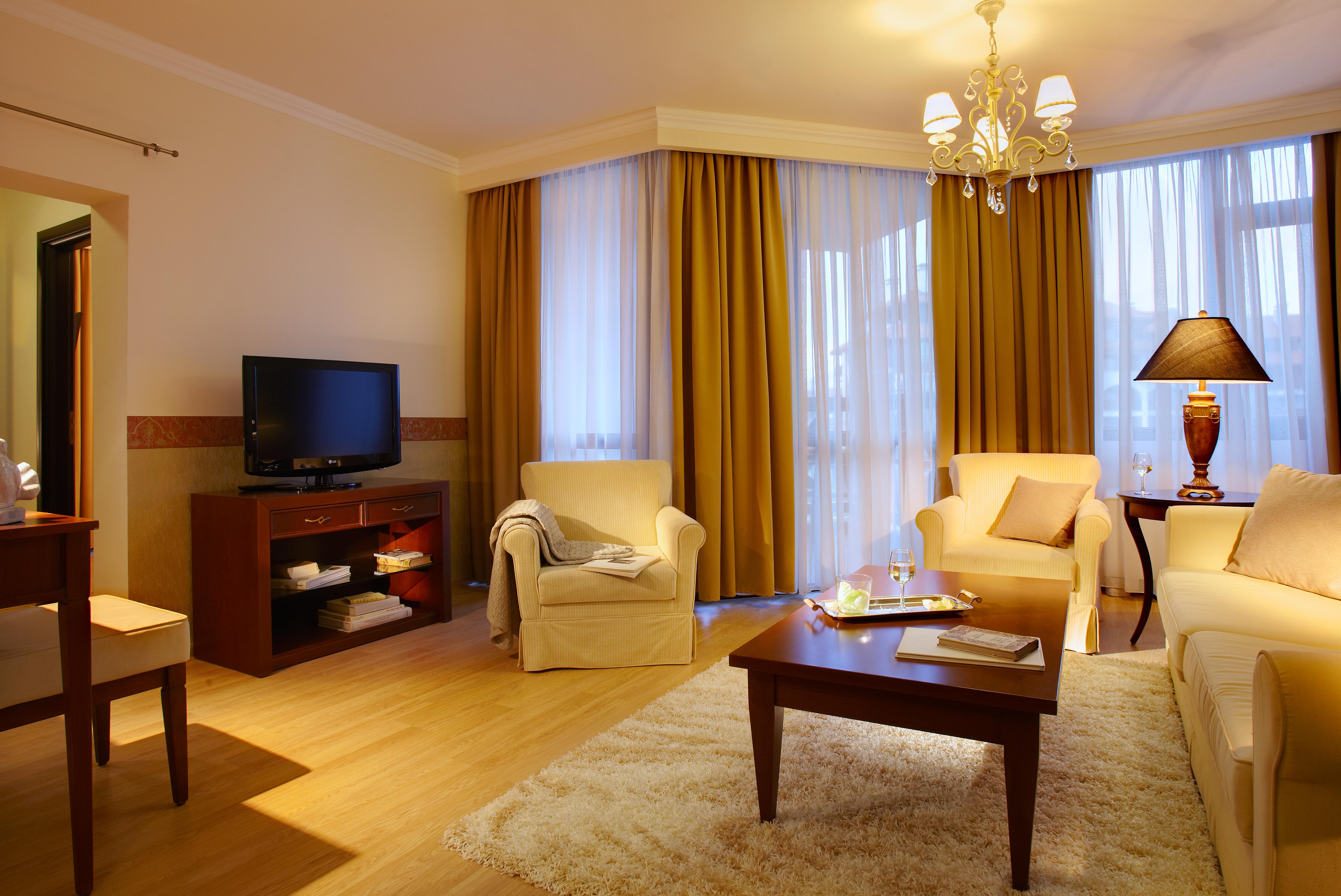 Premier Luxury Mountain Resort Bansko Exteriör bild A living room