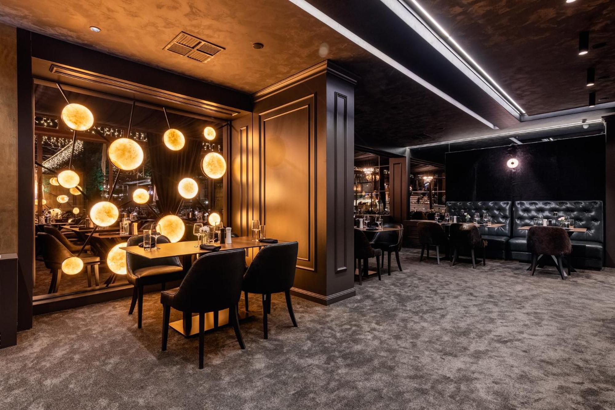 Premier Luxury Mountain Resort Bansko Exteriör bild Restaurant interior